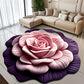 🏠 2025 New Product🌸Floral Plush & Diatomaceous Earth Floor Mat
