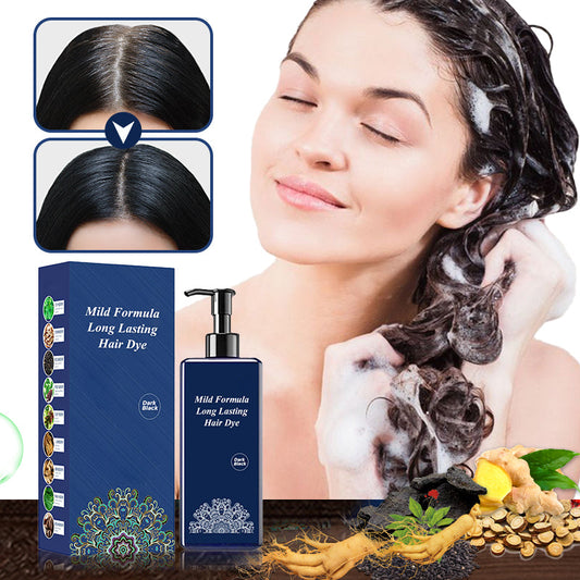 🔥Plant-Based Hair Coloring Cream - Mild Formula Long Lasting