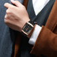 🔥Men’s Ultra-thin Square Mesh Belt Quartz Watch