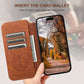 Magnetic Flip Wallet Case for iPhone Series