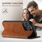 Magnetic Flip Wallet Case for iPhone Series