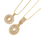 Gold Alphabet Pendant Necklace