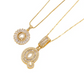 Gold Alphabet Pendant Necklace