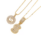 Gold Alphabet Pendant Necklace