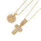 Gold Alphabet Pendant Necklace