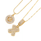 Gold Alphabet Pendant Necklace