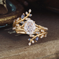 Creative Elegant Leaf Ring for Women