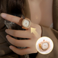 Stylish and Exquisite Square Watch Ring