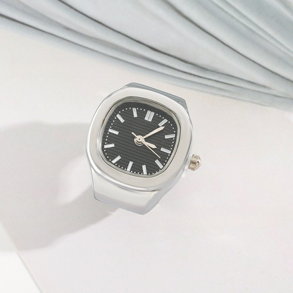Stylish and Exquisite Square Watch Ring