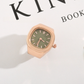 Stylish and Exquisite Square Watch Ring