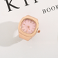 Stylish and Exquisite Square Watch Ring