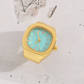 Stylish and Exquisite Square Watch Ring